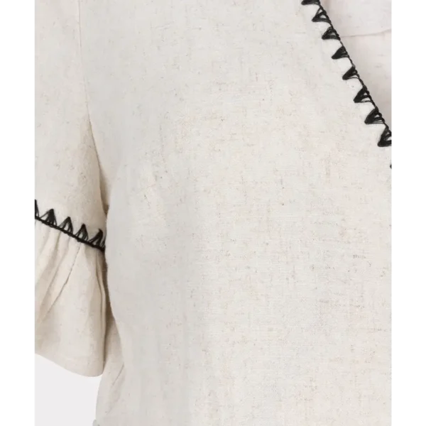 EsQualo_2025-High-Summer_180_HS25.28218_2 Esqualo Jurk hs25.28218 Off-White