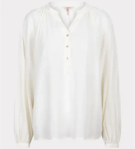 Esqualo Blouse sp25.14014 Off-White
