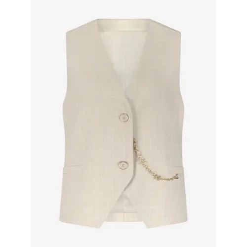 Fifth House Gilet Gabriel FH1-623 2502 Off-White