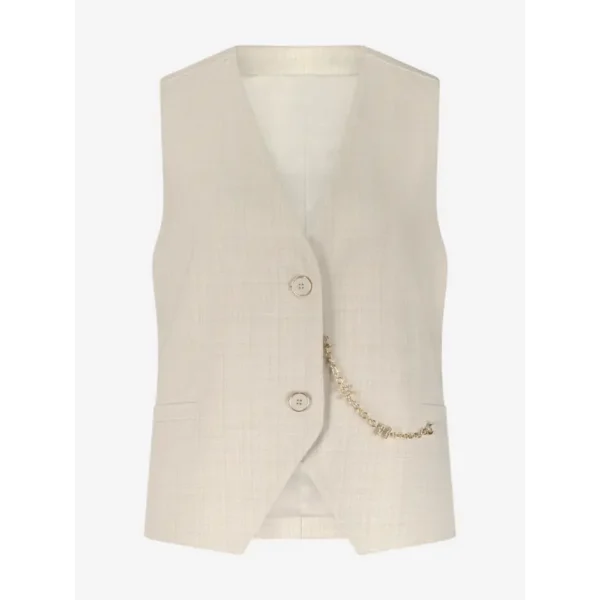 Fifth House Gilet Gabriel FH1-623 2502 Off-White