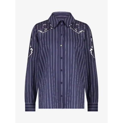 Fifth House Blouse Georgie FH6-628 2502 Donkerblauw