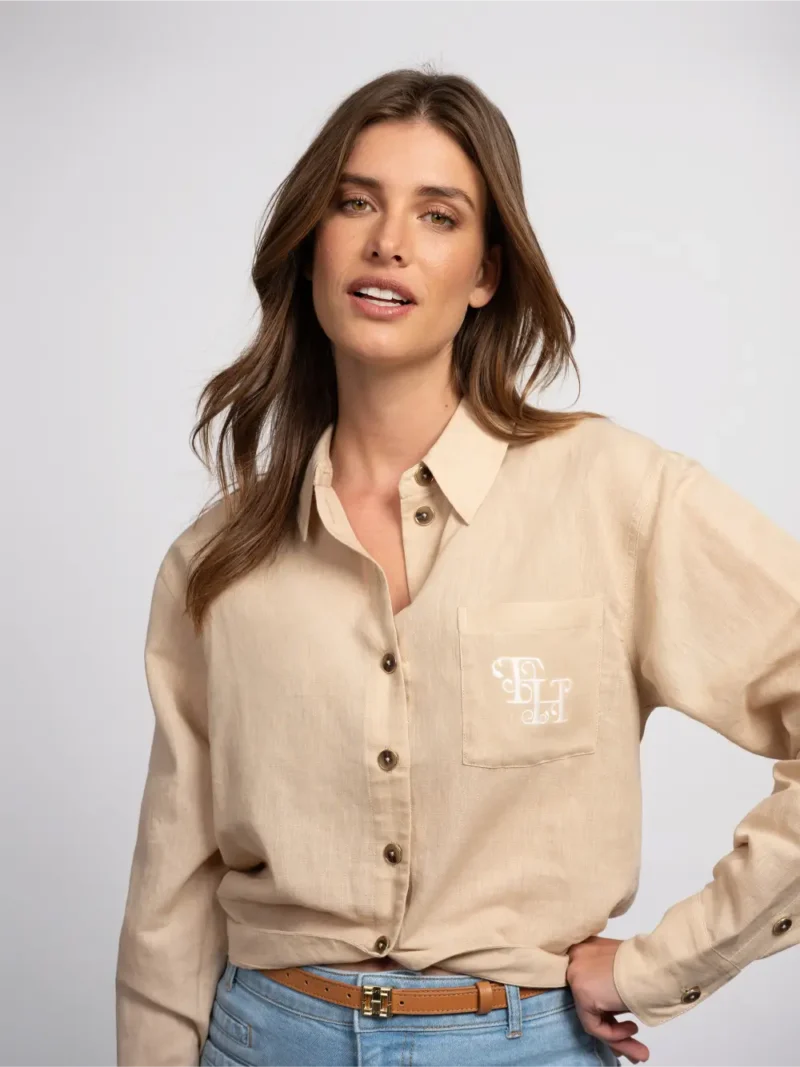 FH6640_2504_2549_1 Fifth House Blouse Imani FH6640_2504 2549 Hummus