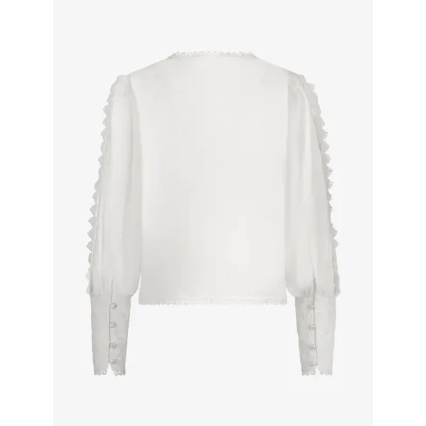 FH6641_2502_1027_3 Fifth House Blouse Geneve FH6-641 2502 Star White