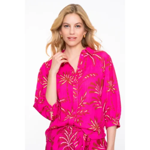 Geisha Blouse 53488-20 Roze