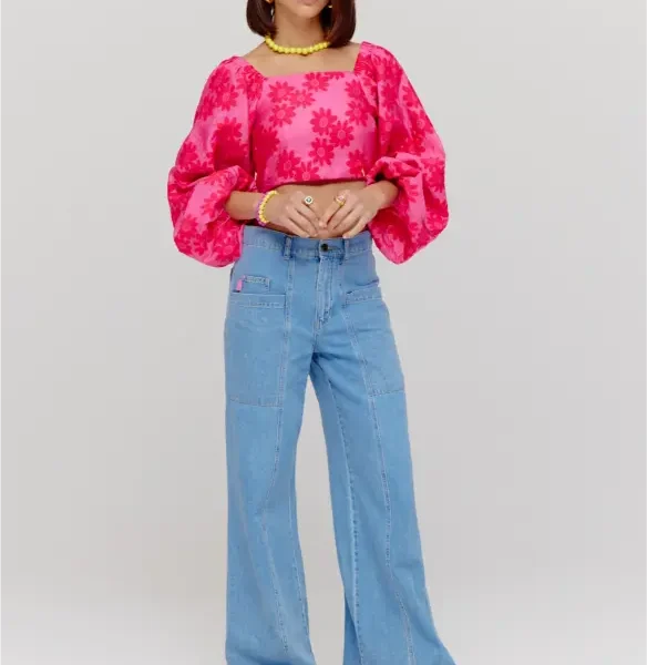 Harper-&-Yve_Summer-2025_620_HS25J408_2 Harper&Yve Blouse Evi hs25j408 Roze