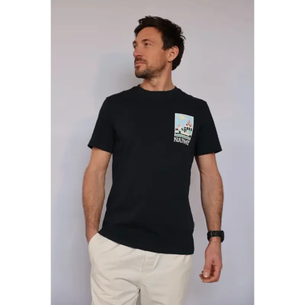 Kultivate_Spring-2025_319_2501010210_2 Kultivate T-Shirt Portofino 2501010210 Grijs