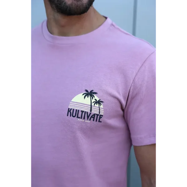 Kultivate T-Shirt Soleil 2501020217 Paars