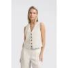 Yaya Gilet 01-521003-505 Beige