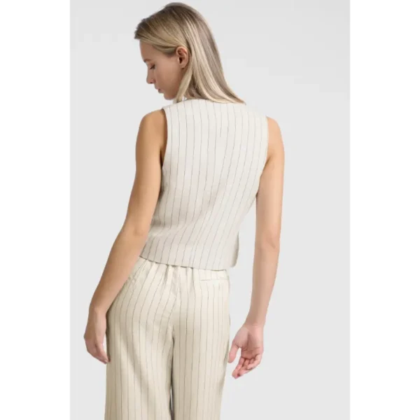 L_25S_01-301202-505_999881_01-521003-505_999881-004-10232 Yaya Gilet 01-521003-505 Beige