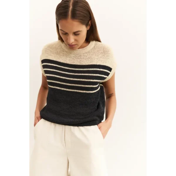 L_25S_01-321021-505_20908_01-000470-505_209081-064-2219 Yaya Sweater 01-000470-505 Beige