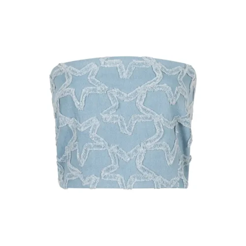Lofty Manner Top Vivi qe205 Blauw