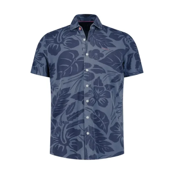 NZA-New-Zeal_NZA252_2615_25DN589S NZA Overhemd Houston 25dn589s Blauw