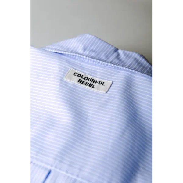 Colourful Rebel Blouse Talia Striped wb116949 Baby Blauw