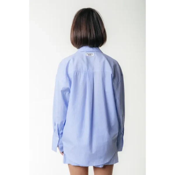 Colourful Rebel Blouse Talia Striped wb116949 Baby Blauw