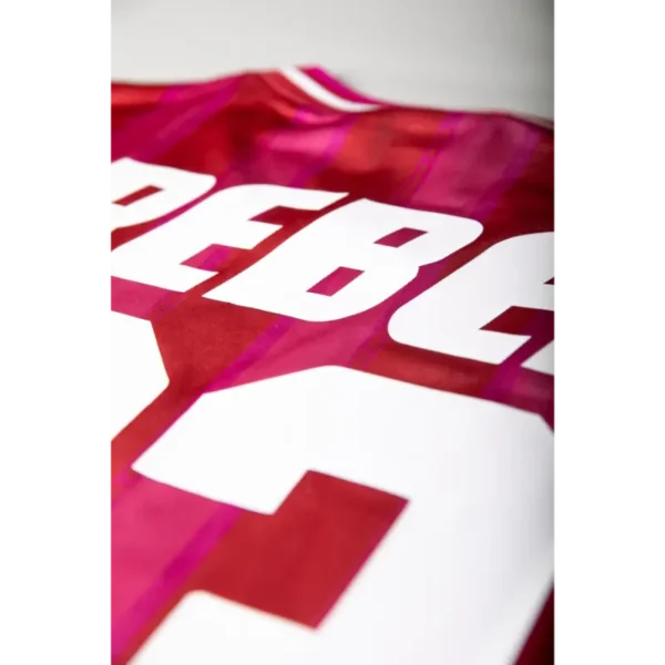 WD116924-671-MediumBrightPink-23040 Colourful Rebel Jurk Taylie Striped Football wd116924 Roze