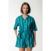Colourful Rebel Playsuit Tru Striped wp216979 Groen