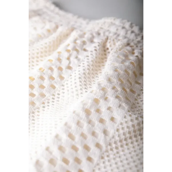 Colourful Rebel Short Nolita Crochet ws116928 Off-White