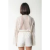 Colourful Rebel Short Nolita Crochet ws116928 Off-White