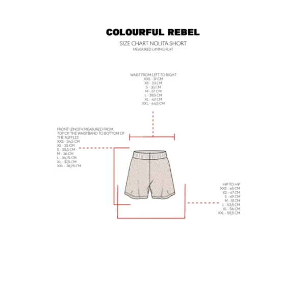 Colourful Rebel Short Nolita Crochet ws116928 Off-White