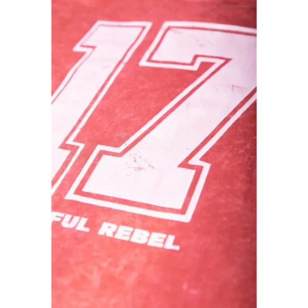 Colourful Rebel T-shirt Logo Acid wt116731 Racing Red