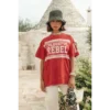 Colourful Rebel T-shirt Logo Acid wt116731 Racing Red