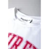 Colourful Rebel T-shirt Varsity Loosefit wt116876 White
