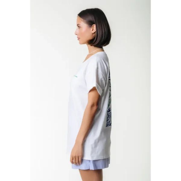 WT116890-118-Standardwhite-25105 Colourful Rebel T-shirt Palm Square wt116890 Standard White