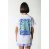 Colourful Rebel T-shirt Palm Square wt116890 Standard White