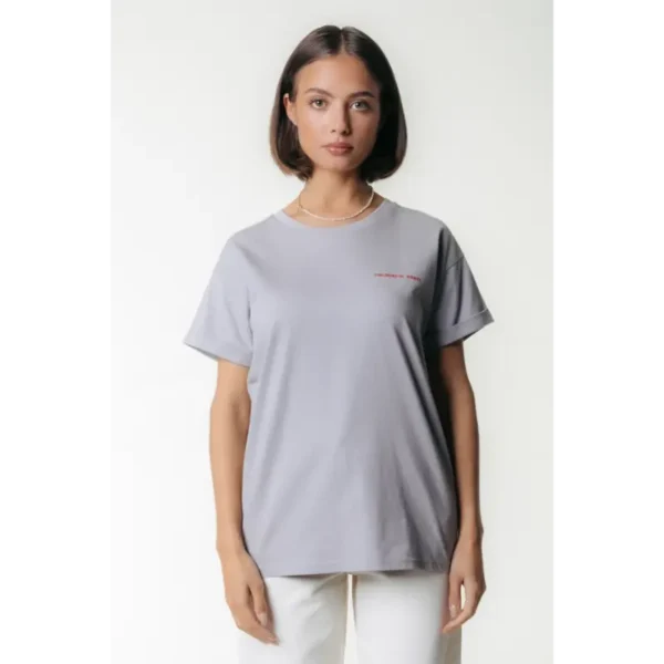 Colourful Rebel T-shirt Tropical Beach Tour wt116891 Grijs