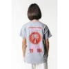 Colourful Rebel T-shirt Tropical Beach Tour wt116891 Grijs