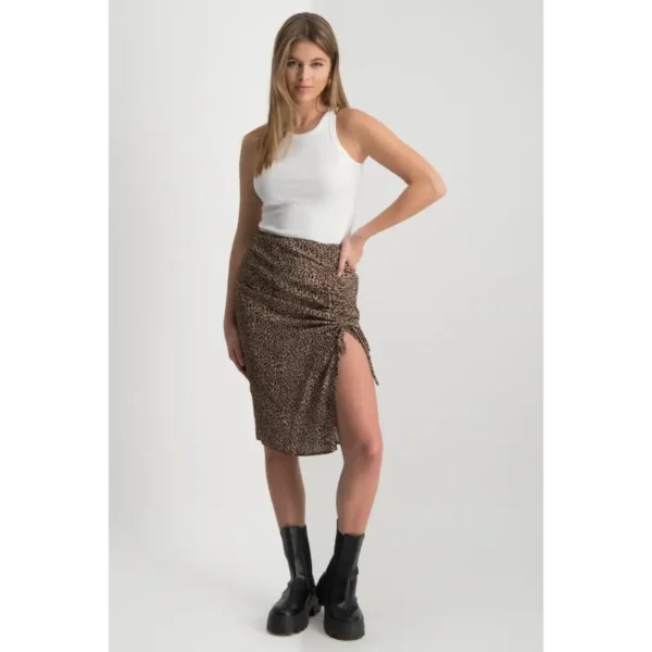 Colourful Rebel Top Sachi Rib wt212515 Off-White