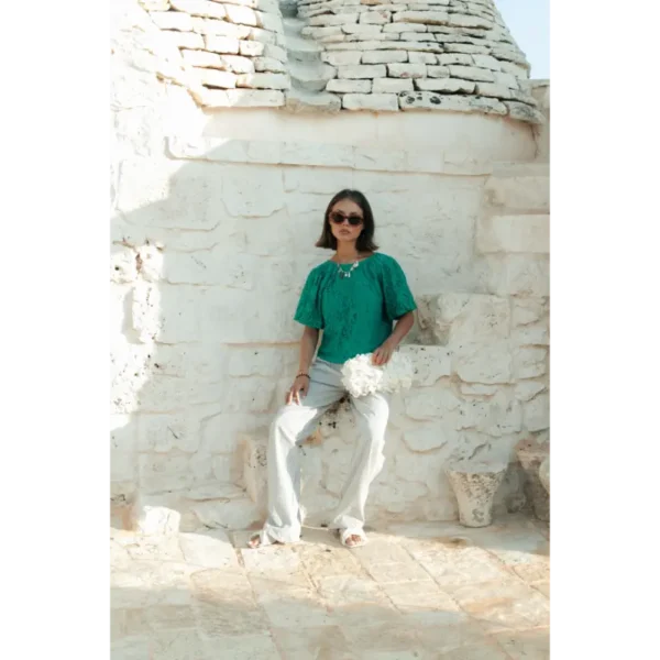 WT216954-405-Brightgreen-22220 Colourful Rebel Top Romee Lace wt216954 Bright Green