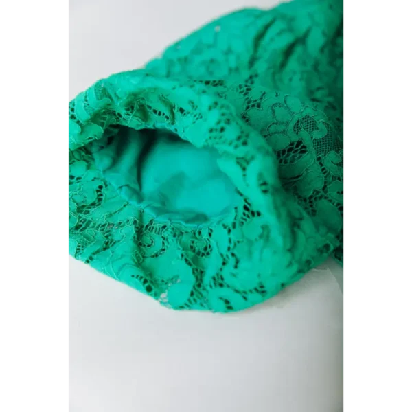 WT216954-405-Brightgreen-23204 Colourful Rebel Top Romee Lace wt216954 Bright Green