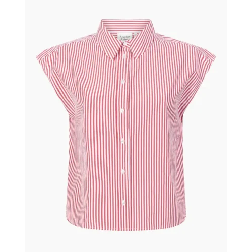 Another Label Blouse Benoite m10-325104 Roze