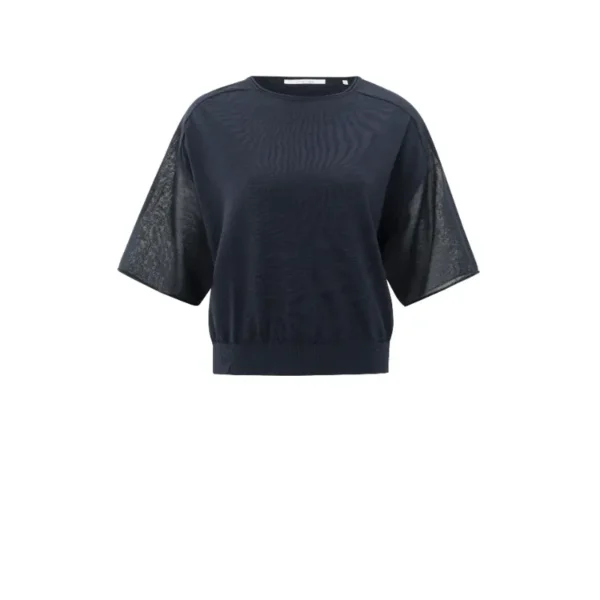 01-000475-506_94010 Yaya Sweater 01-000475-506 94010 Blauw