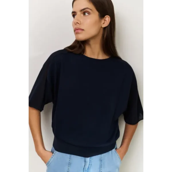 L_25W_01-321026-506_01111_01-000475-506_94010-060-2141 Yaya Sweater 01-000475-506 94010 Blauw