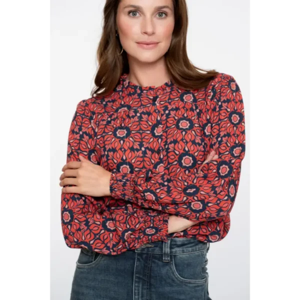 Geisha-Fashi_winter-2025_420_53611-20_3 Geisha Blouse 53611-20 Rood/Roze