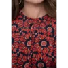 Geisha Blouse 53611-20 Rood/Roze