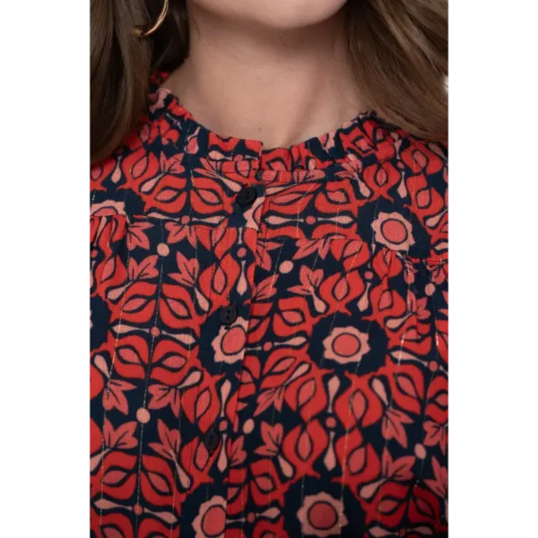 Geisha-Fashi_winter-2025_420_53611-20_5 Geisha Blouse 53611-20 Rood/Roze