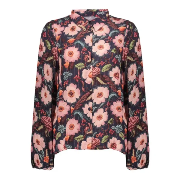 Geisha Blouse 53610-20 Donkerblauw