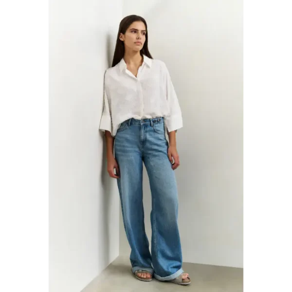 L_25W_01-311099-507_99310_01-201165-507_99969-027-0263 Yaya Blouse 01-201165-507 99969 Off-White