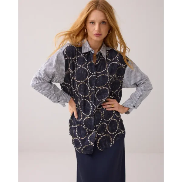 Summum Blouse 2s3329-12263 495 Midnight Blue