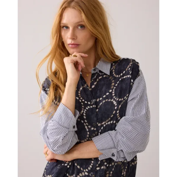 Summum Blouse 2s3329-12263 495 Midnight Blue