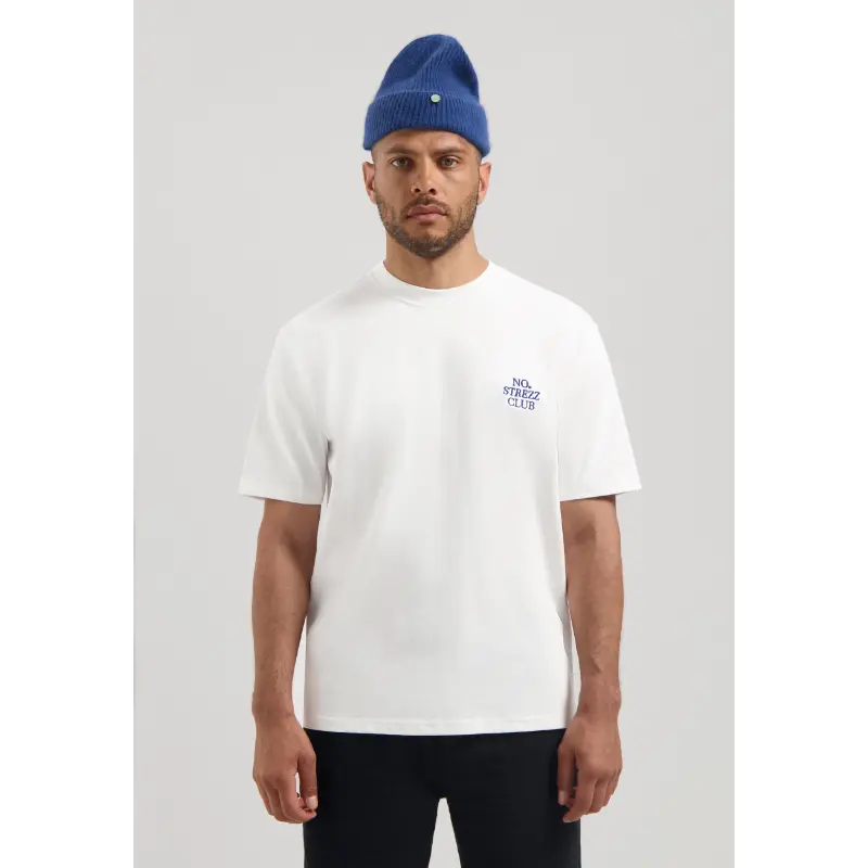 Dstrezzed T-Shirt No Strezz 203030-AW25 Wit