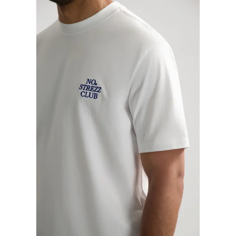Dstrezzed T-Shirt No Strezz 203030-AW25 Wit
