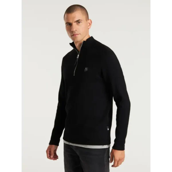 31150003-E90_chasin_side_1 CHASIN Trui 31150003 e90 Zwart