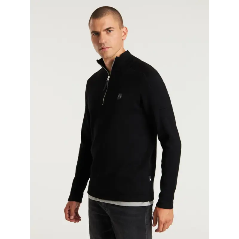 31150003-E90_chasin_side_1 CHASIN Trui 31150003 e90 Zwart