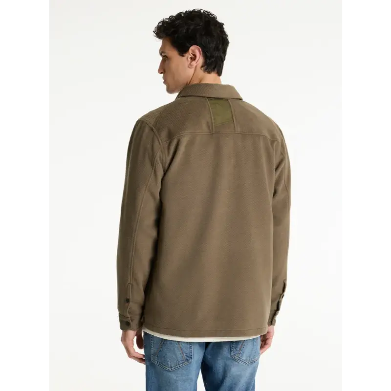 61120020-E72_chasin_back_1 CHASIN Overshirt Axel 61120020 e72 Groen