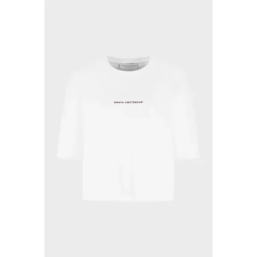 Amaya Amsterdam T-Shirt Bailey 253-a31 Wit