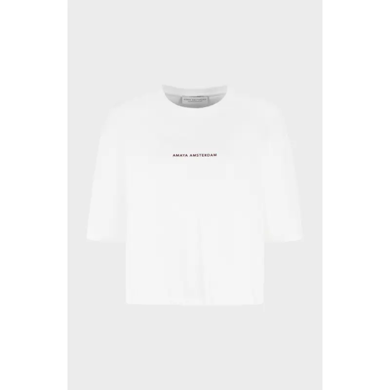 Amaya Amsterdam T-Shirt Bailey 253-a31 Wit